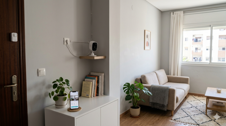 cheap home security system under $100 with indoor camera setup