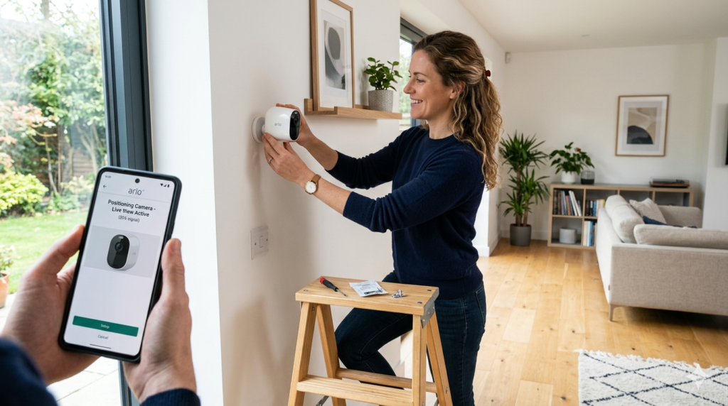 how to install wireless security camera step by step in home