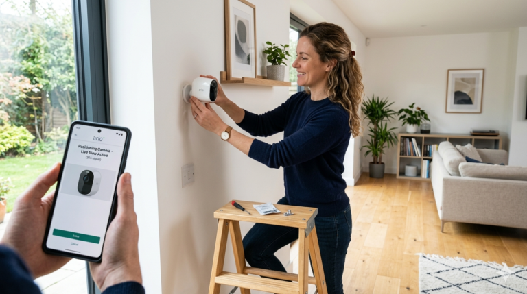 how to install wireless security camera step by step in home