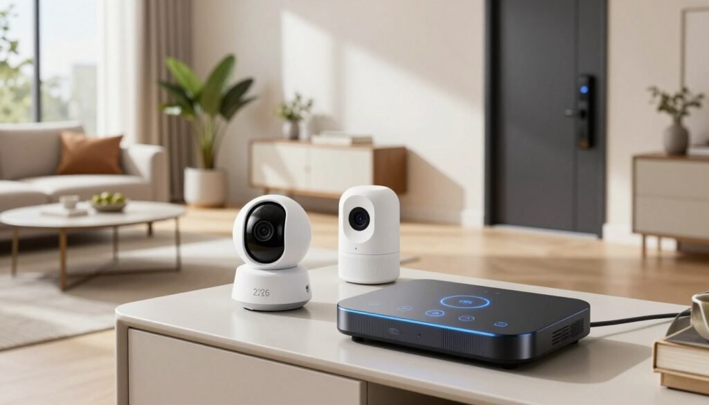 best home security system no monthly fee camera setup